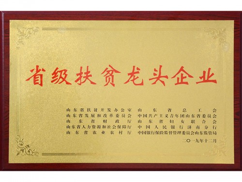 省级扶贫龙头企业